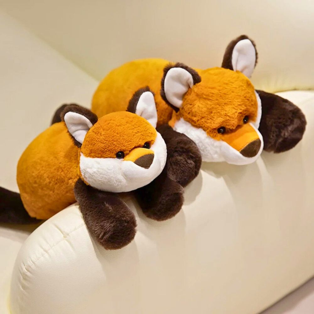 Coussin Renard En Peluche