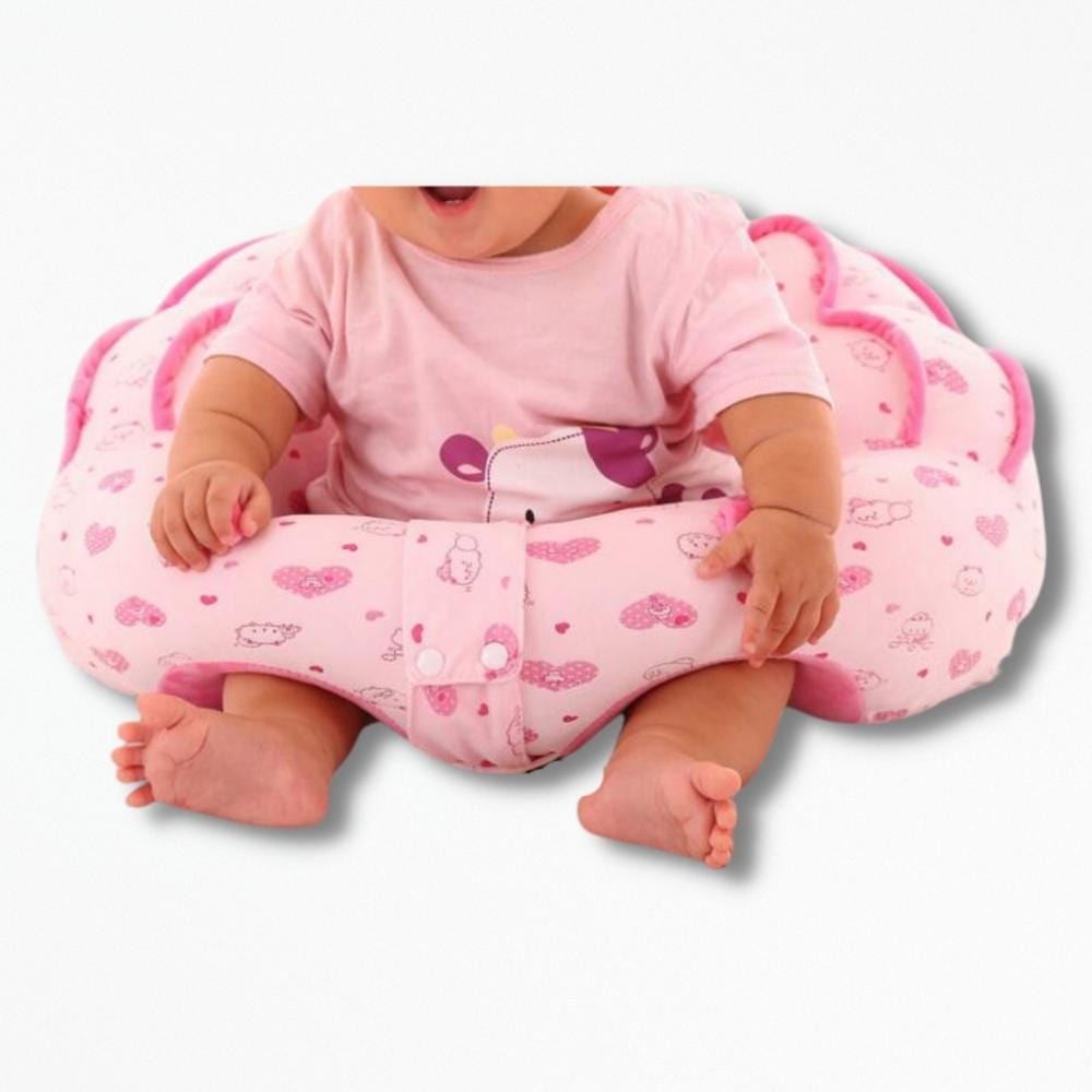 Coussin | Position Assise Bébé 40x45x13 cm / Rose