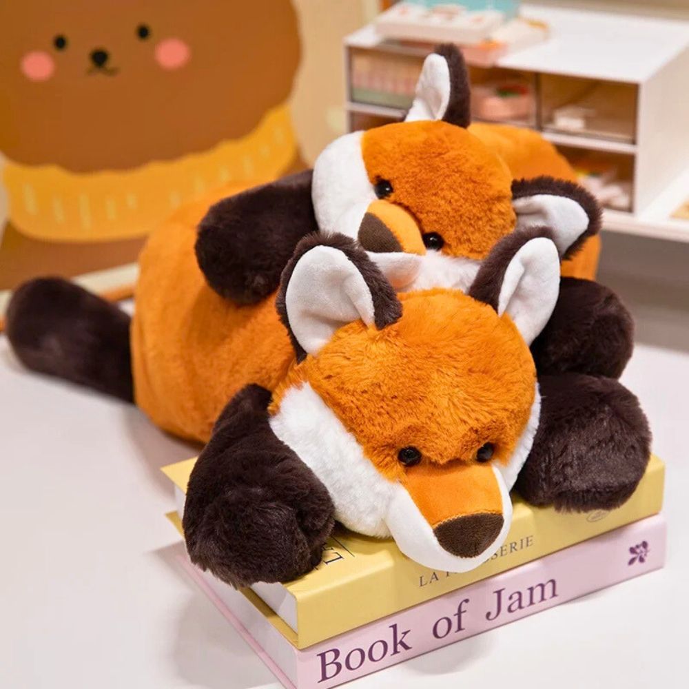 Coussin Renard En Peluche