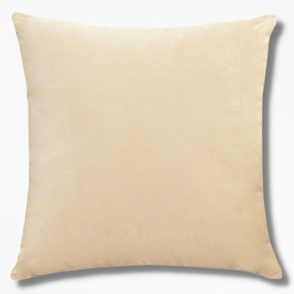 Beau Coussin en Velours de Coton | NirvanaPillow™ 70 x 70 cm / Beige