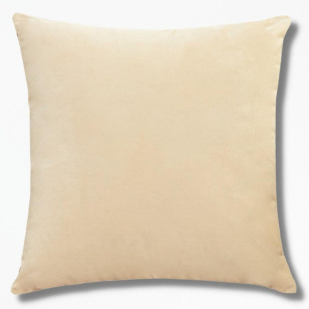 Beau Coussin en Velours de Coton | NirvanaPillow™ 70 x 70 cm / Beige