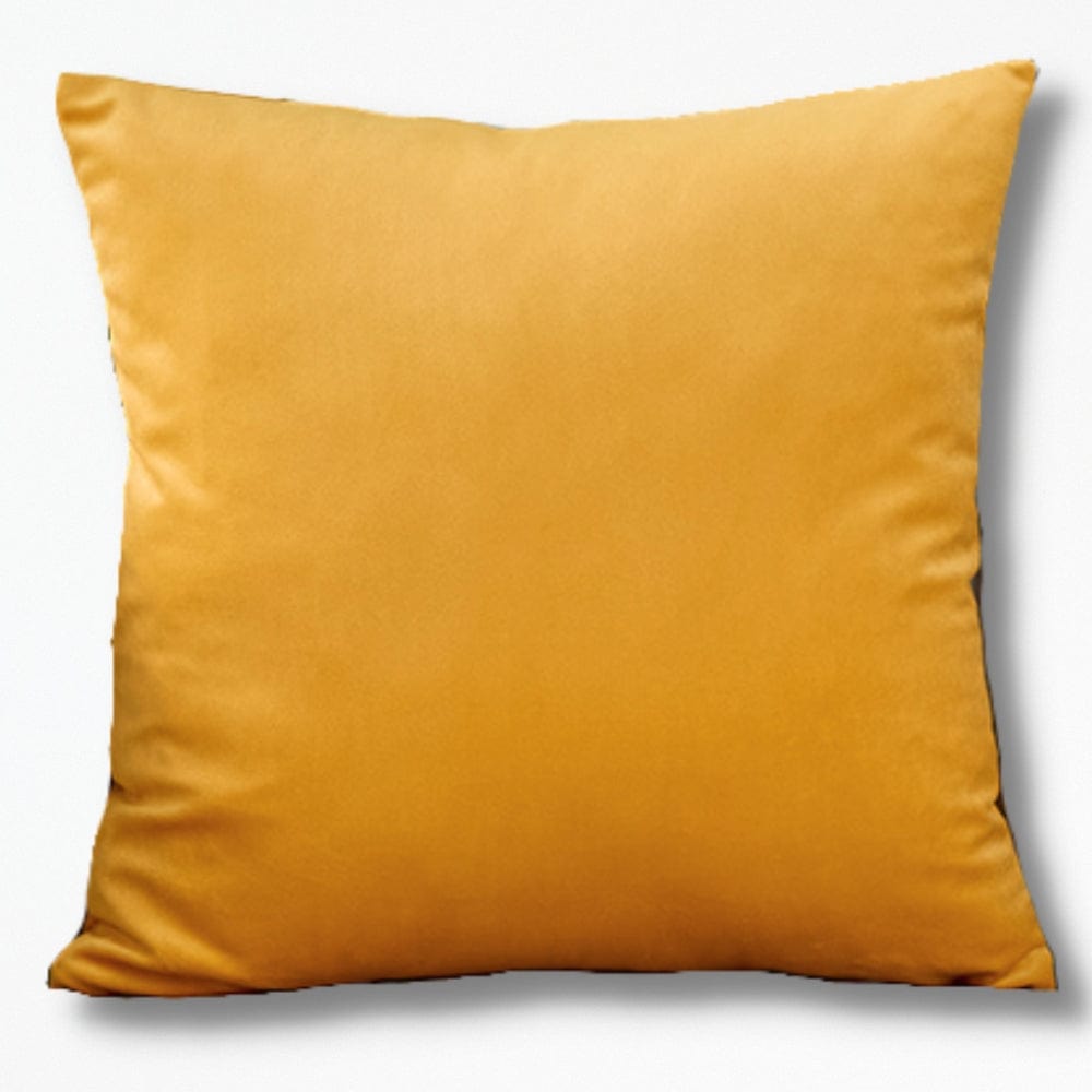 Beau Coussin en Velours | NirvanaPillow 30 x 50 cm / Moutarde
