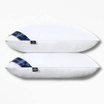 Coussin 100 % Coton | NirvanaPillow™ 48x74 cm 500g / Blanc