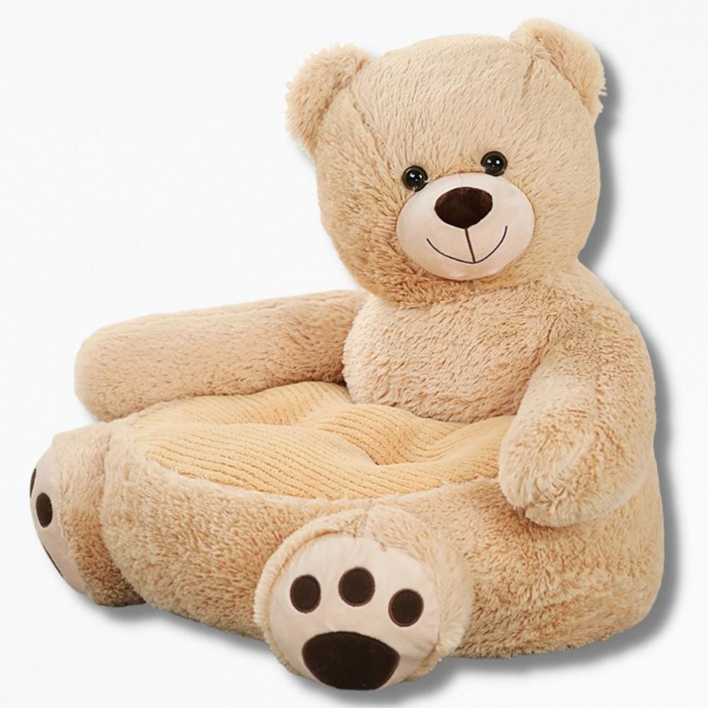 Coussin Animaux pour Enfant | NirvanaPillow™ 50x50x45 cm / Ours Beige