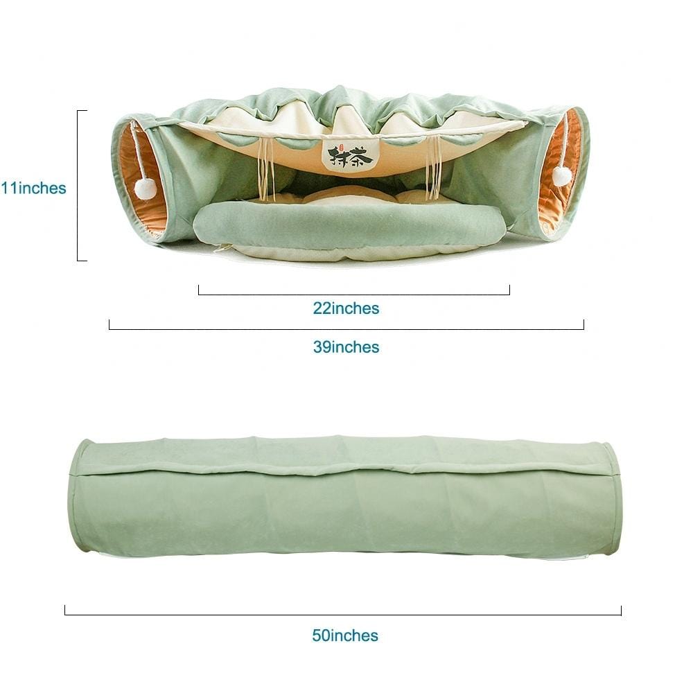 Coussin Anti Stress pour Chat | NirvanaPillow™ 99 x 27 cm / Marron