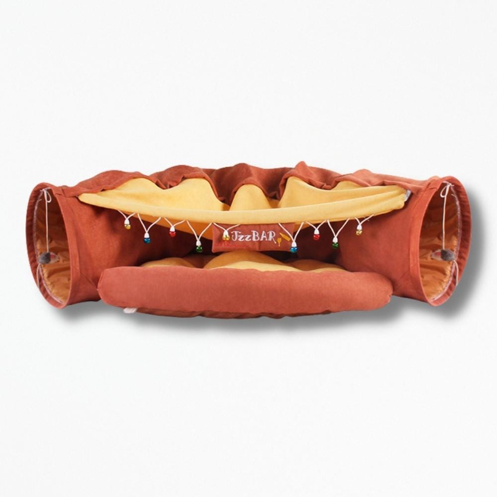 Coussin Anti Stress pour Chat | NirvanaPillow™ 99 x 27 cm / Marron