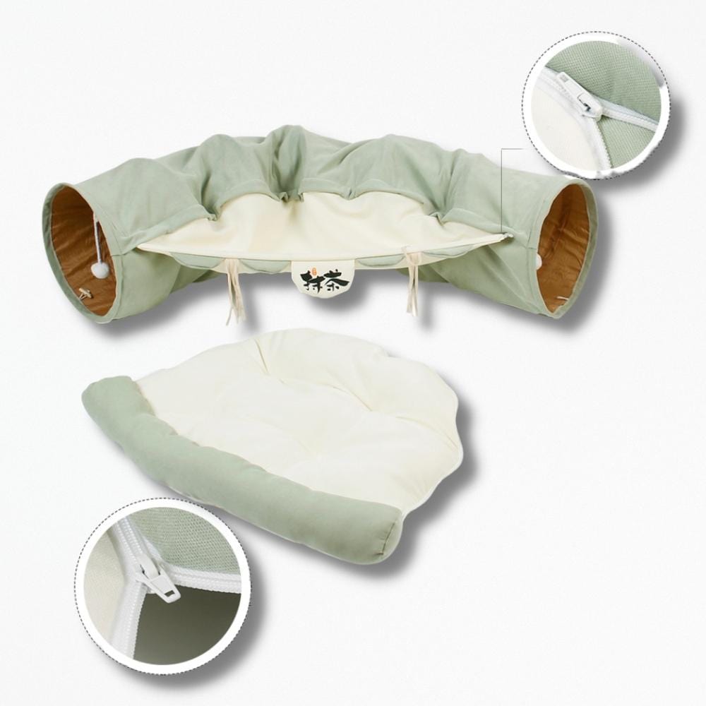 Coussin Anti Stress pour Chat | NirvanaPillow™ 99 x 27 cm / Marron