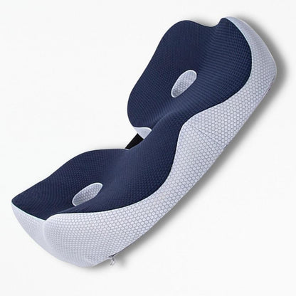 Coussin Assise Ergonomique | NirvanaPillow™ 48x39x14 cm / Bleu Nuit