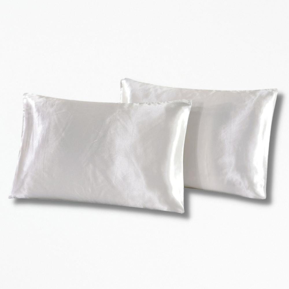 Coussin Blanc en Soie | NirvanaPillow™ 51 x 76 cm / Blanc