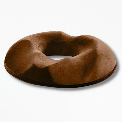 Coussin Bouée de Coccyx | NirvanaPillow™ 43 cm / Marron