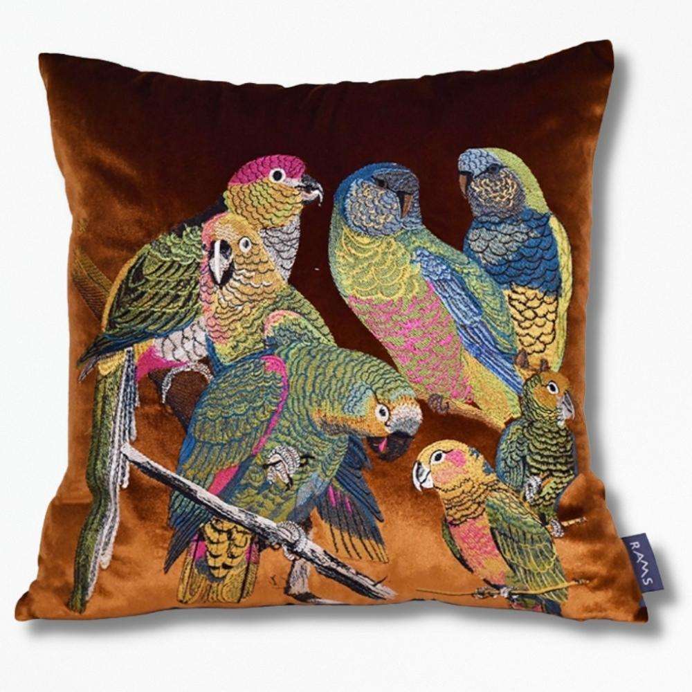 Coussin Brodé | NirvanaPillow™ 30 x 50 cm / Marron