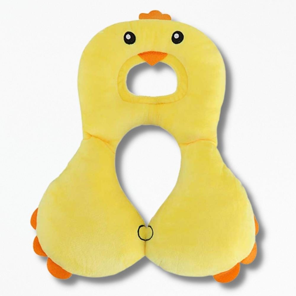 Coussin | Cale-Tête Voiture Pour Bébé 30x23 cm / Jaune