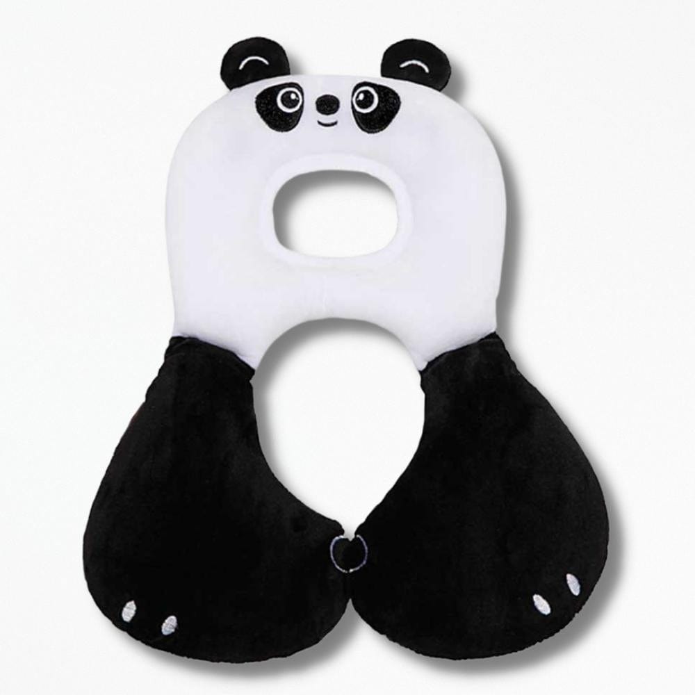 Coussin | Cale-Tête Voiture Pour Bébé 30x23 cm / Noir Blanc