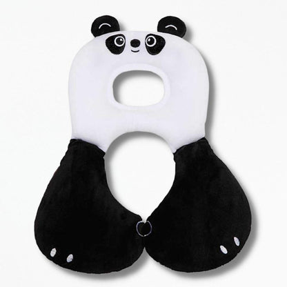 Coussin | Cale-Tête Voiture Pour Bébé 30x23 cm / Noir Blanc