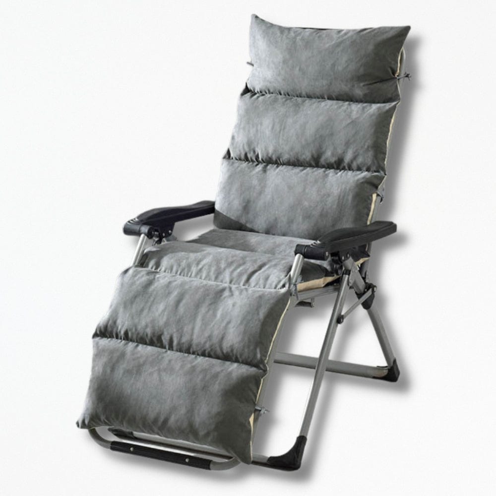 Coussin | Chaise Longue Extérieur 155x50x12cm / Gris