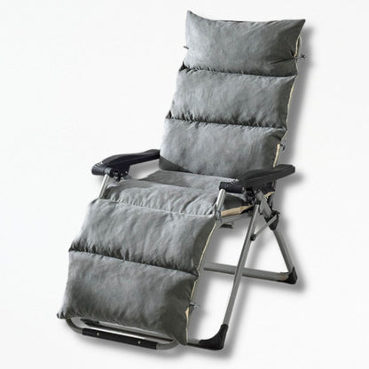 Coussin | Chaise Longue Extérieur 155x50x12cm / Gris