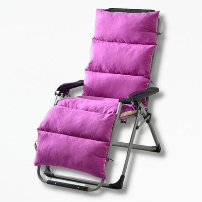 Coussin | Chaise Longue Extérieur 155x50x12cm / Rose