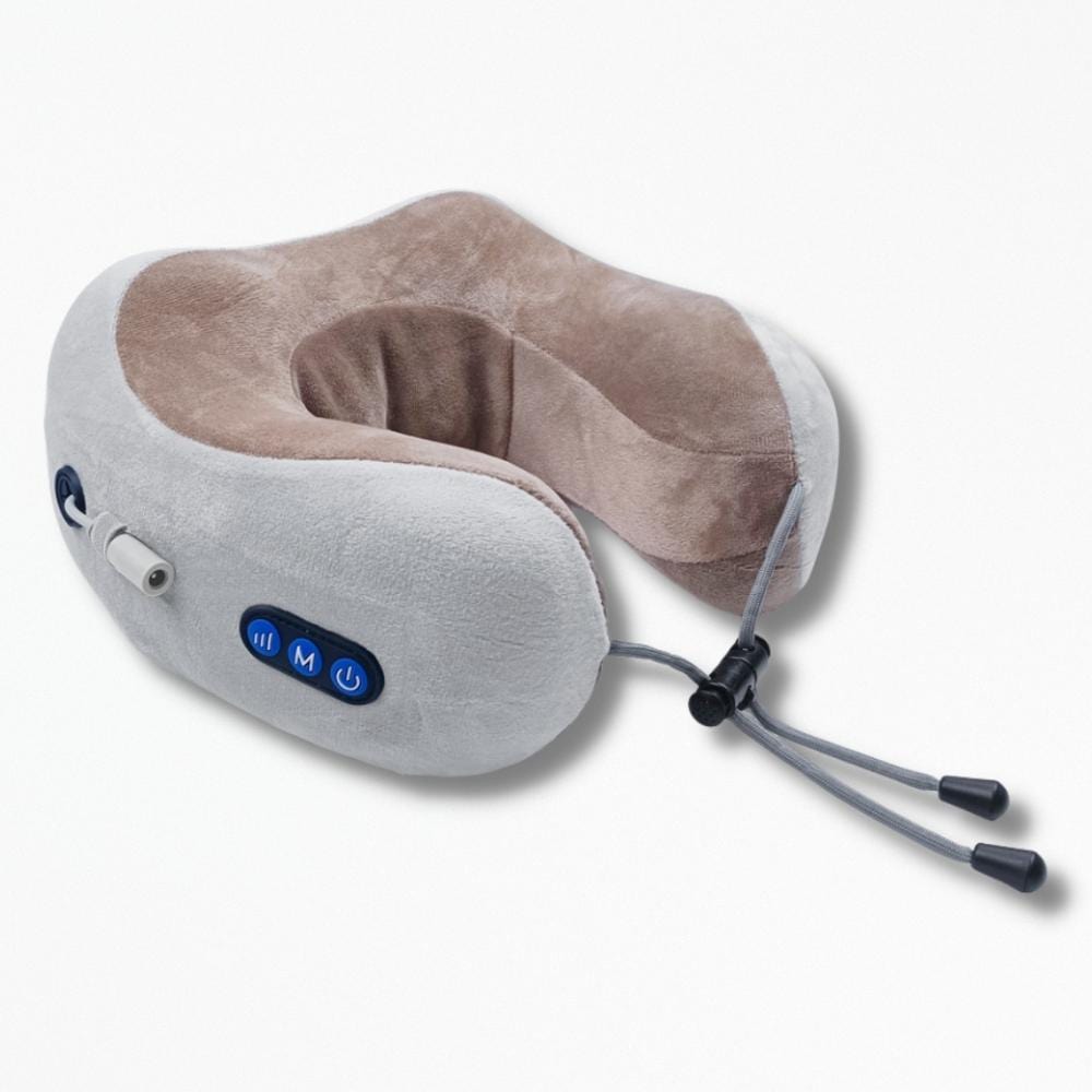 Coussin Chauffant pour Nuque | NirvanaPillow™ 26x28 cm / Marron