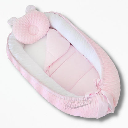 Coussin | Cocoon Pour Bébé  100x60 cm / Rose Clair