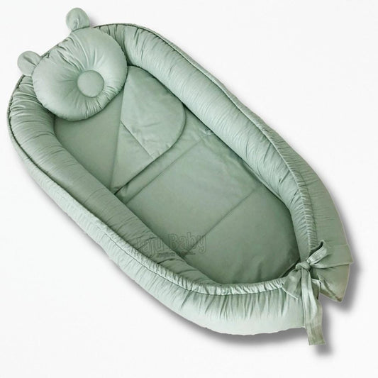 Coussin | Cocoon Pour Bébé  100x60 cm / Vert Olive