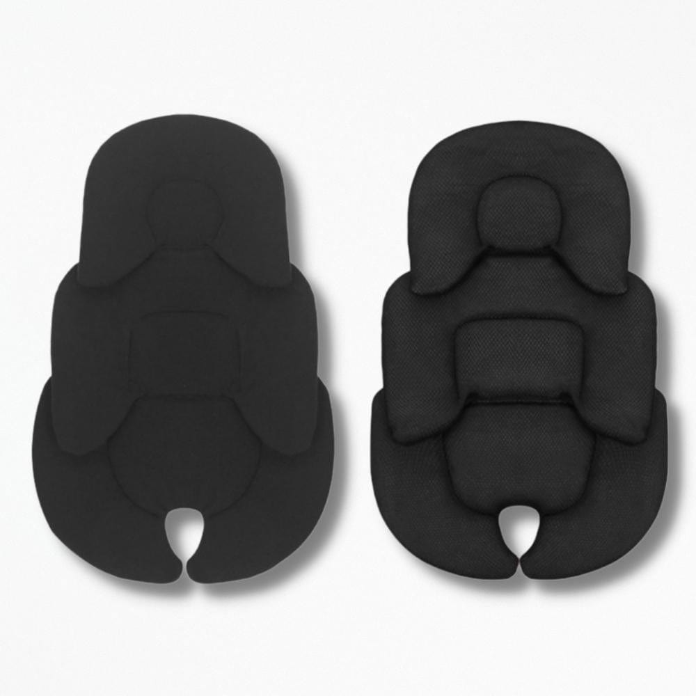 Coussin Confort Pour Poussette | NirvanaPillow™ 58 x 38 cm / Noir