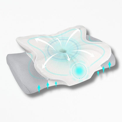 Coussin Confortable pour Dormir | NirvanaPillow™ 59x39x10 cm / Blanc