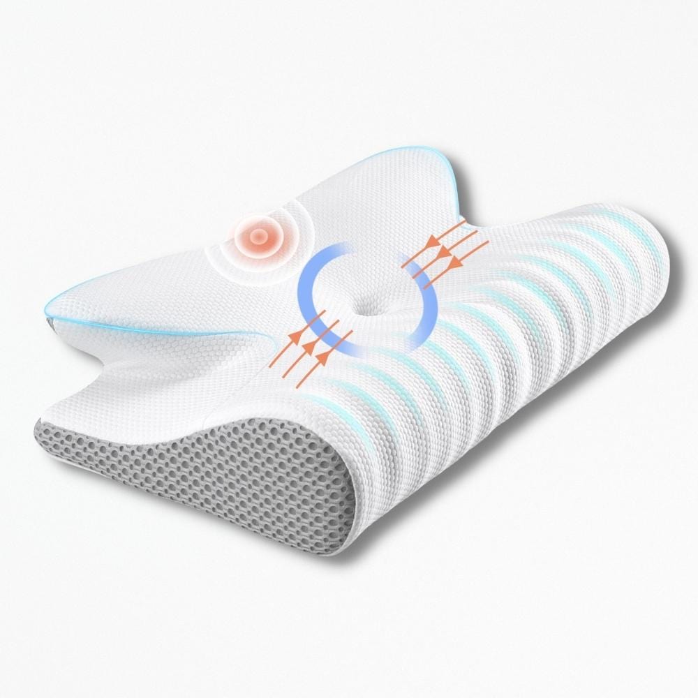 Coussin Confortable pour Dormir | NirvanaPillow™ 59x39x10 cm / Blanc