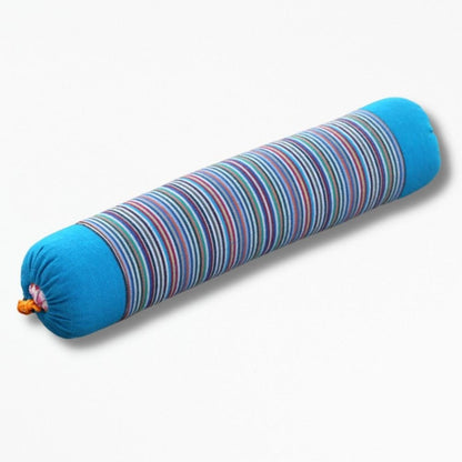 Coussin Cylindrique | NirvanaPillow™ 38 x 8 cm / Bleu