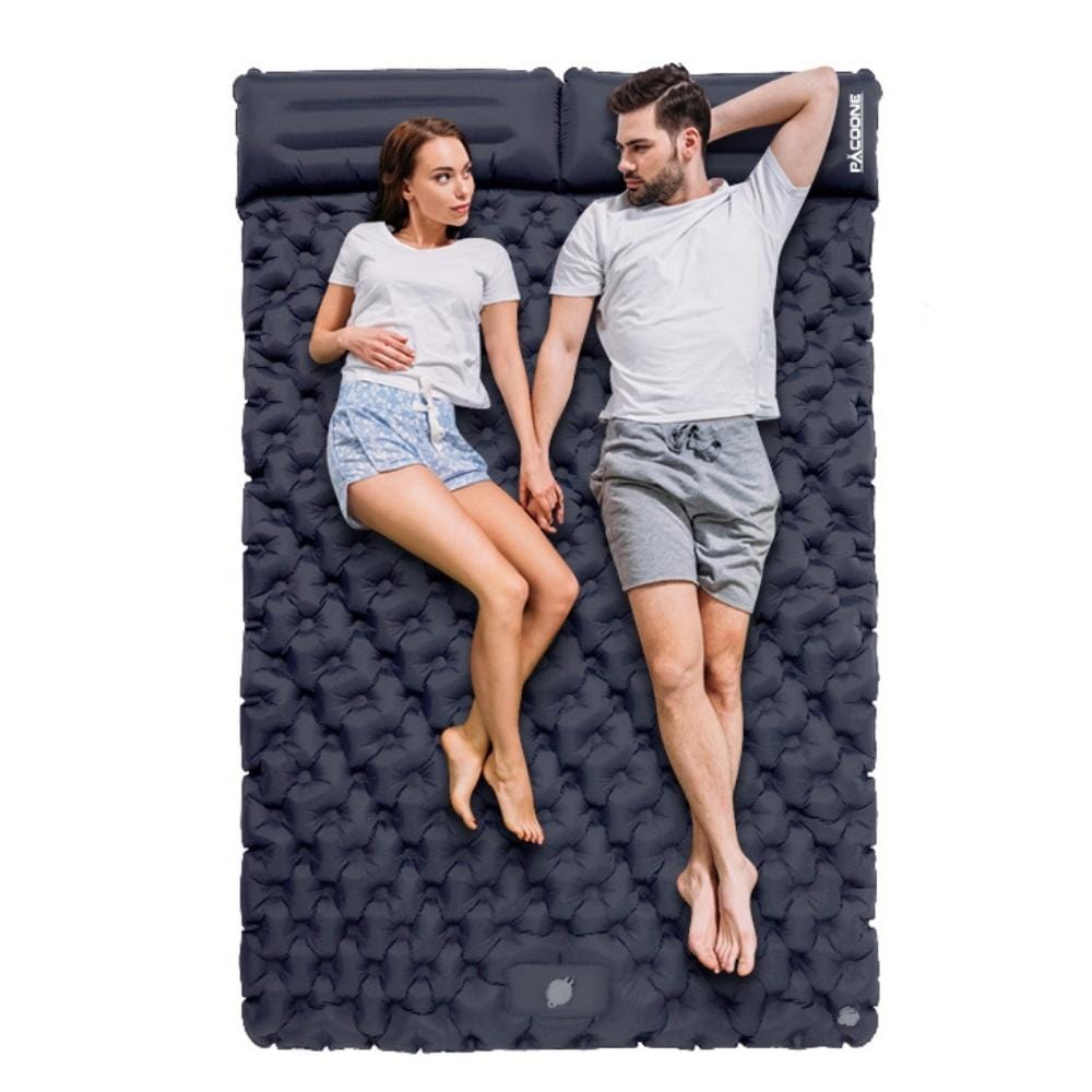 Coussin D'air Pneumatique | NirvanaPillow™ 20x200x6.5 cm / Bleu Foncé