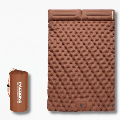 Coussin D'air Pneumatique | NirvanaPillow™ 20x200x6.5 cm / Marron