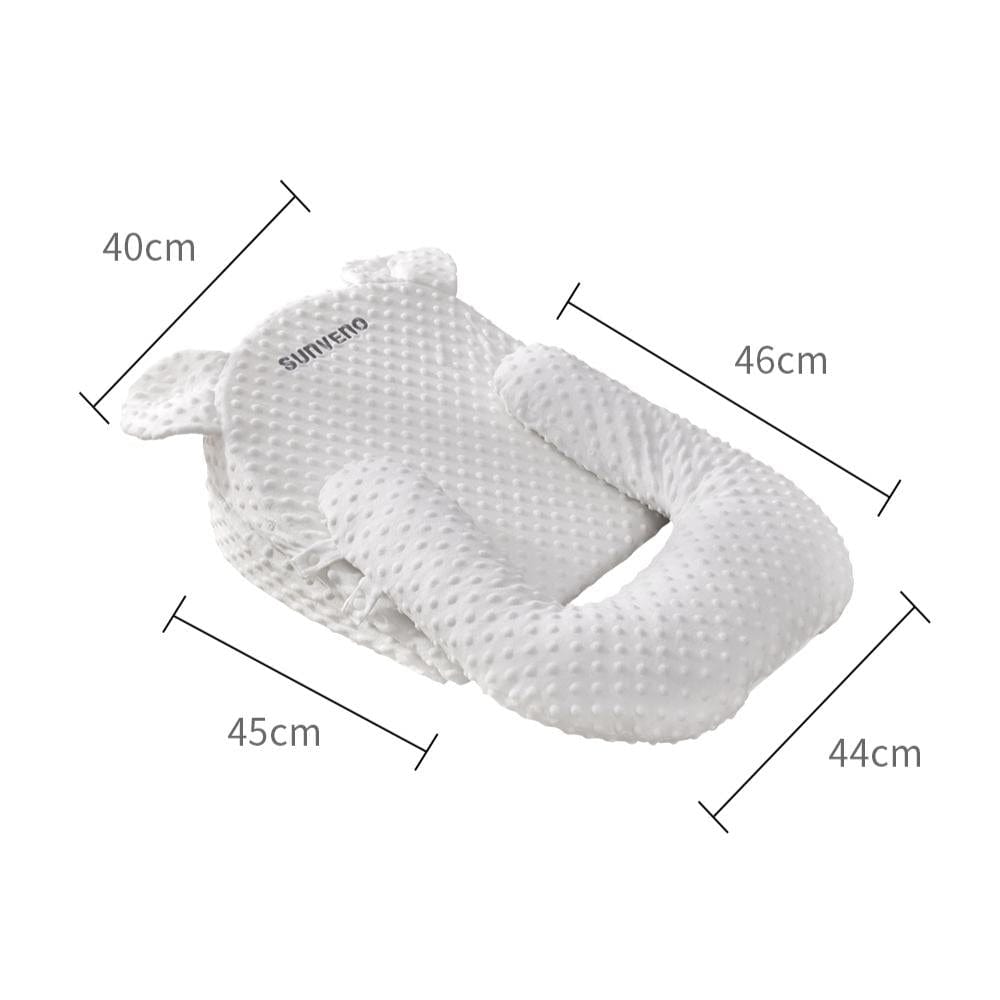 Coussin D'allaitement Bio | NirvanaPillow™ 55x44 cm / Blanc