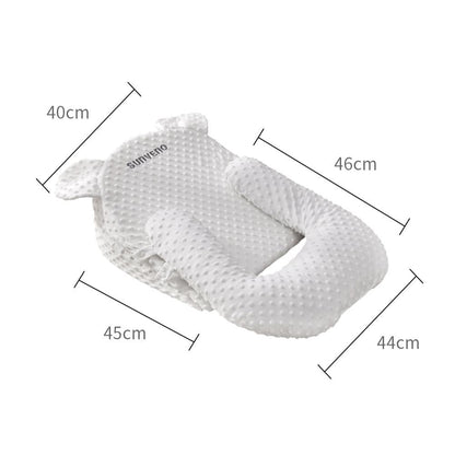 Coussin D'allaitement Bio | NirvanaPillow™ 55x44 cm / Blanc