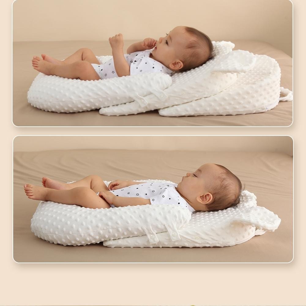 Coussin D'allaitement Bio | NirvanaPillow™ 55x44 cm / Blanc