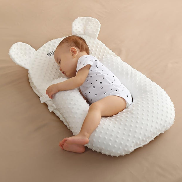 Coussin D'allaitement Bio | NirvanaPillow™ 55x44 cm / Blanc