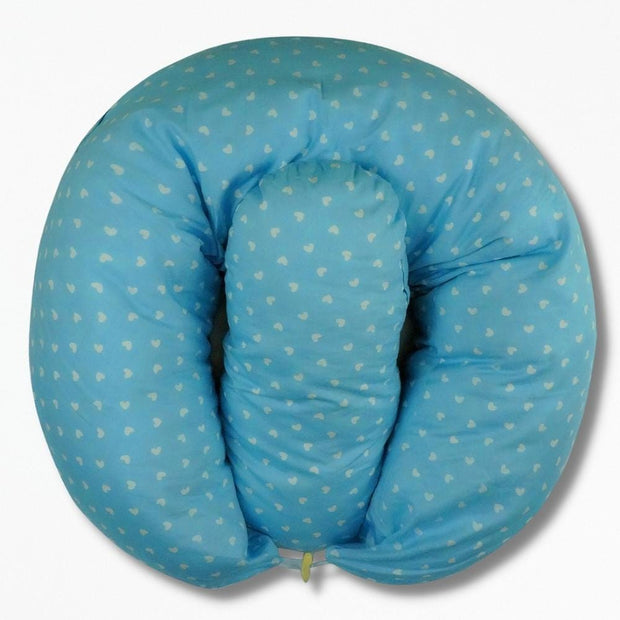 Coussin D'allaitement Grand | NirvanaPillow™ 183x45 cm / Bleu Turquoise