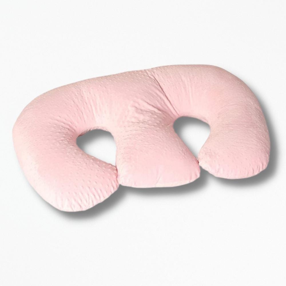 Coussin D'allaitement Jumeaux | NirvanaPillow™ 95x38x12 cm / Rose