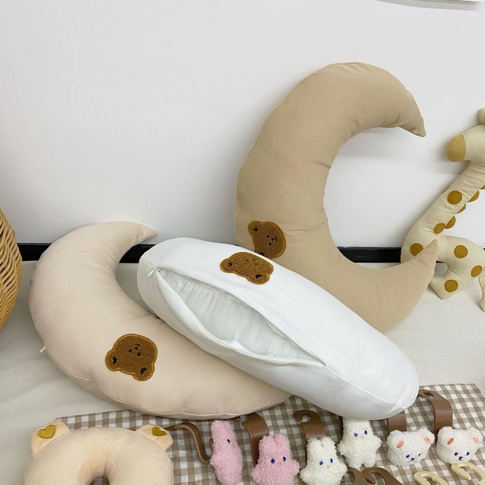 Coussin D'allaitement Pas Cher | NirvanaPillow™ 55x22x15 cm / Blanc Cassé