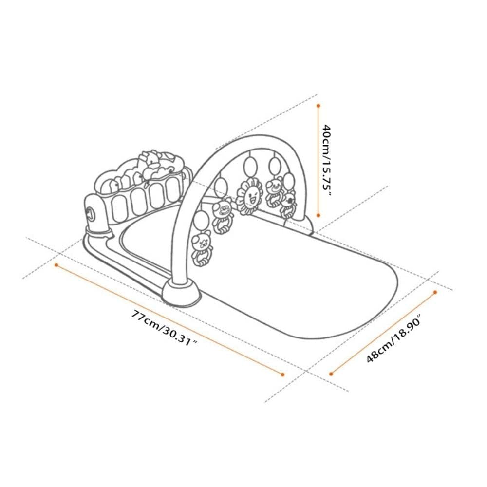 Coussin | D'éveil Bébé 77x48x40 cm / 1