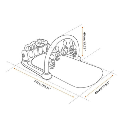Coussin | D'éveil Bébé 77x48x40 cm / 1