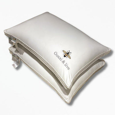 Coussin D'intérieur en Coton | NirvanaPillow™ 48 x 74 cm  900g / Blanc Cassé