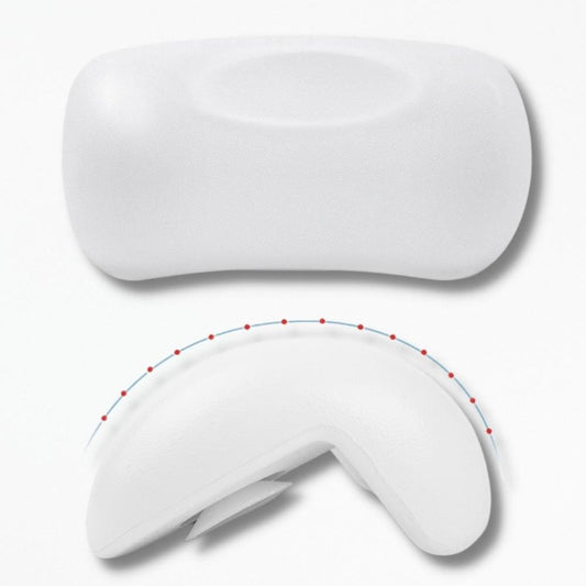 Coussin De Bain | NirvanaPillow™ 26 x13 x 7 cm / Blanc
