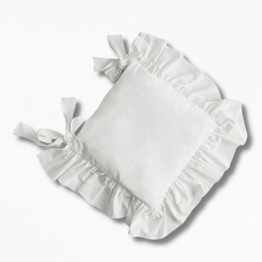 Coussin | De Chaise avec Nœud à l'arrière 40 x 40 cm / Blanc
