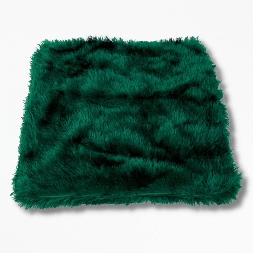Coussin | De Chaise en Fourrure 35 x 35 cm / Vert