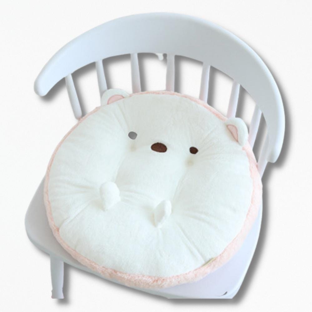 Coussin De Chaise Ronde | NirvanaPillow™ 45 cm / Blanc