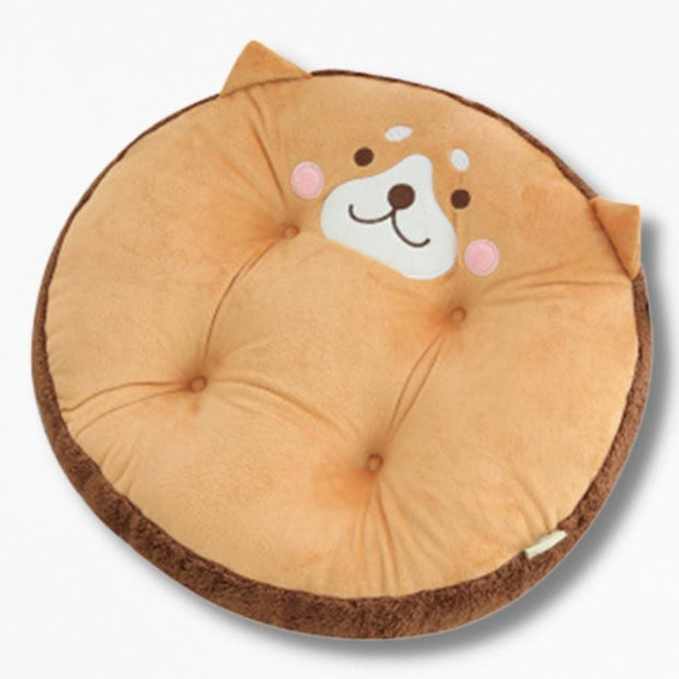 Coussin De Chaise Ronde | NirvanaPillow™ 45 cm / Marron