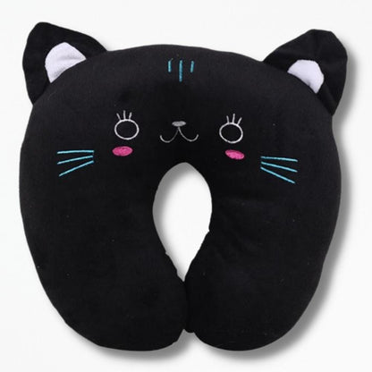 Coussin de Cou pour Voyage | NirvanaPillow™ 30x25x8 cm / Noir