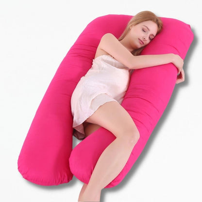 Coussin De Grossesse Bio | NirvanaPillow™ 70x130 cm / Rose