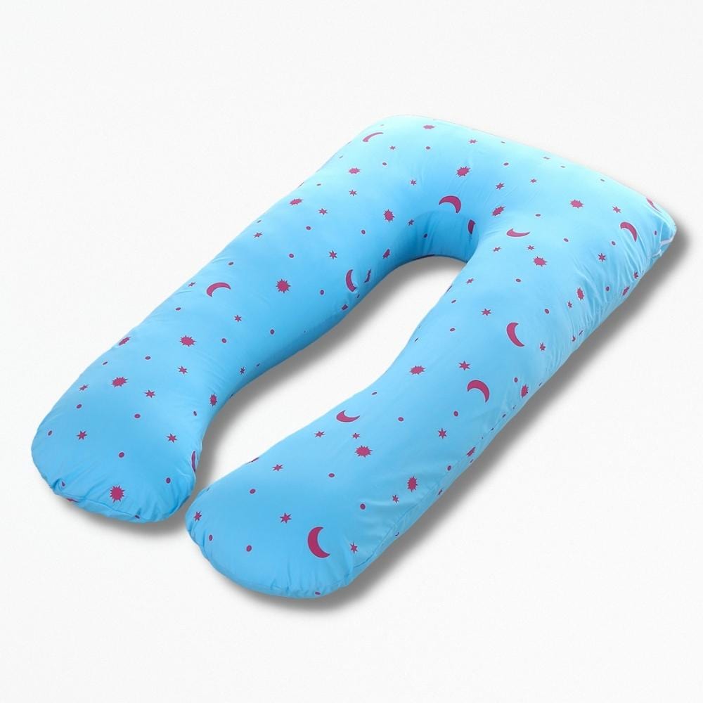 Coussin De Grossesse En Forme De U | NirvanaPillow™ 120 x 60 cm / Bleu