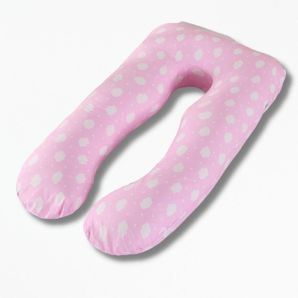Coussin De Grossesse En Forme De U | NirvanaPillow™ 120 x 60 cm / Rose