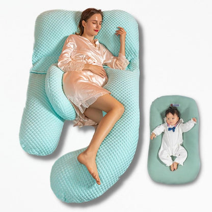 Coussin De Grossesse Pour Dormir | NirvanaPillow™ 180x75x20 cm / Vert